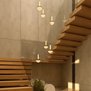 اضائة معلقة مودرن كريستال