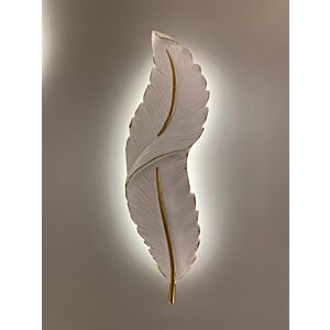 اضاءة جدارية وايت فيذر 60سم