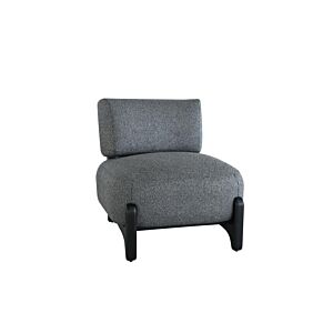 كرسي مفرد جاك - رصاصي واسود