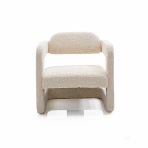 كرسي مفرد لوستر - كريمي