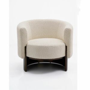 كرسي مفرد كاسكاد - كريمي