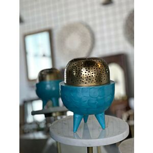 مبخرة كلاسي ازرق - وسط