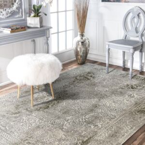 سجاد غونول - رصاصي وأخضر - 145x230 سم