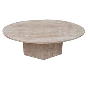 طاولة قهوة مودرن رخام ترافنتينو