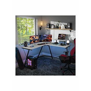 طاولة مكتب بالانس - أبيض وأسود