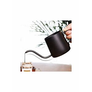 ركوة قهوة بميزاب طويل - أسود