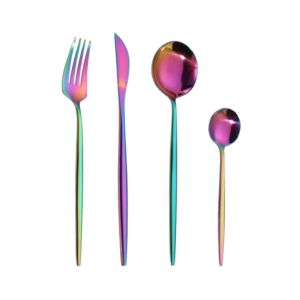 طقم أدوات مائدة صن هوم 4 قطع - متعدد الألوان