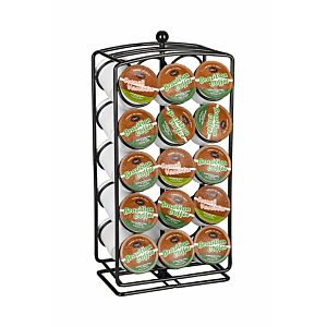 حامل كبسولات قهوة أسود