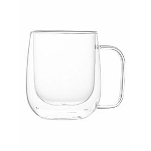كوب زجاجي دوبل جلاس - شفاف