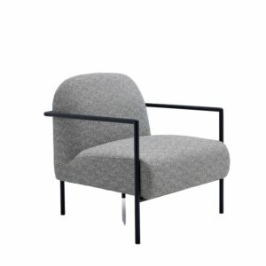 كرسي مفرد لويستر - رمادي