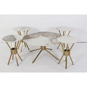 طقم طاولات قهوة من كرويلا - 5 قطع