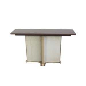 كونسول مارتن خشب بقواعد ستيل واستيكر سيراميك