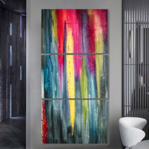 لوحة فنية باكوران ثلاث قطع - مودرن