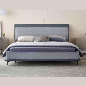 سرير كينغ روشينا - رمادي