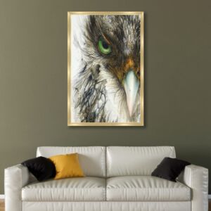 لوحة قماشية مودرن بتصميم صقر