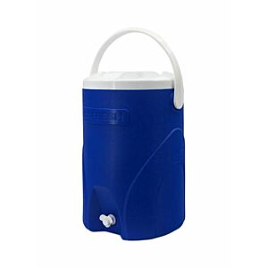 مبرد حافظ لبرودة المشروبات بمقبض أزرق أبيض 