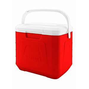 مبرد حافظ لبرودة المشروبات بمقبض أحمر أبيض 