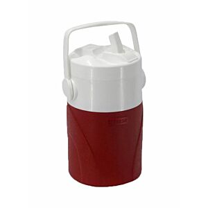 مبرد حافظ لبرودة المشروبات بمقبض أحمر أبيض 