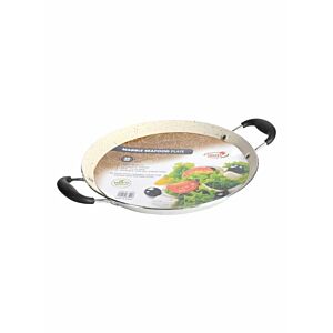 إناء طهي جرانيت مانع للإلتصاق 35 سم - بيج