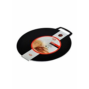 مقلاة كريب فائقة ال سماكة ومانعة للالتصاق أسود بني  35 سم