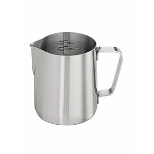 إبريق قشدة من الستانلس ستيل فضي 10x9x8 سم