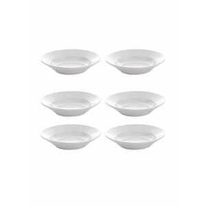 طقم سلطانيات 6 قطعة أبيض  7 بوصة