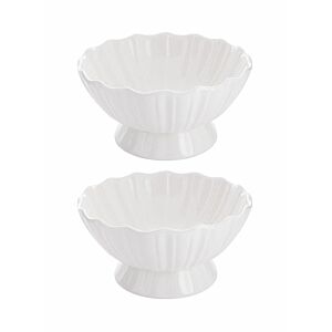 مجموعة سلطانيات فواكه من قطعتين أبيض  875 بوصة