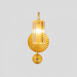 إضاءة جدارية اليغانس لمبة واحدة ذهبي