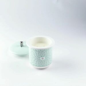 شمعة عطرية حجم كبير من أصالة - أزرق و ذهبي