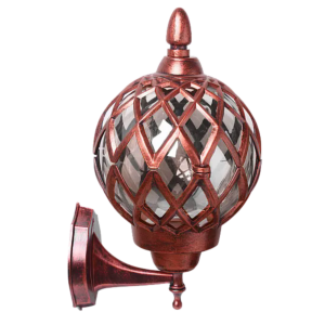 إضاءة جدارية برمة ويل شفاف - احمر