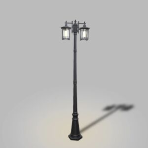 فانوس حديقة مجوز - اسود