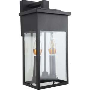 فانوس جداري خارجي اسود بلوتو