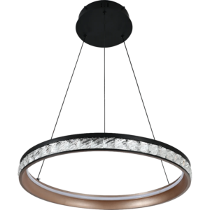 ثريا مودرن اسود مع 3اضاءات 55 واط