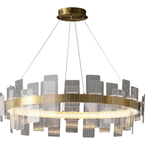 نجف مودرن مع 3اضاءات 42 واط قطر 80 سم