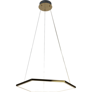 ثريا علاقي مودرن ذهبي انارة اصفر 30 واط