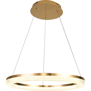 ثريا مودرن ذهبي مع3اضاءات 30 واط