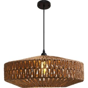 انارة معلقة خيزران 2 متر E27x1L قطر 50 سم ساس