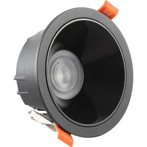 كشاف مانع التوهج 10 سم انارة صفراء - اسود