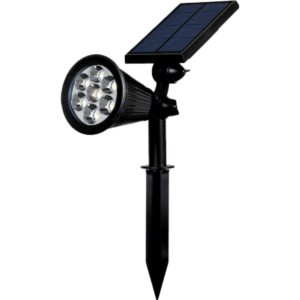 كشاف حديقة غرس طاقة شمسية بحساس ضوء متحرك 7 عيون