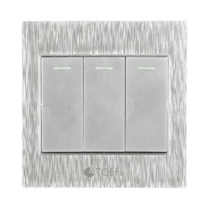 مفتاح ثلاثي لون فضي توفل