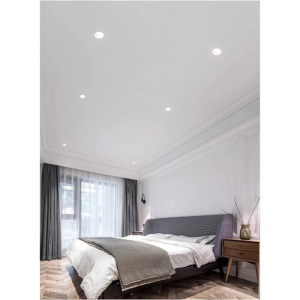 كشاف دفن إضاءة عملية لون الإنارة اصفر 7 سم 7 واط