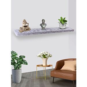 رف جداري رواندوس طول 120 سم لون رخامي فاتح