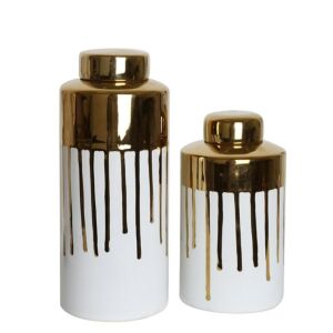 تحفة مكس باللون الأبيض والذهبي