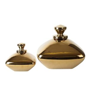  ديكور شكل جرة ذهبية