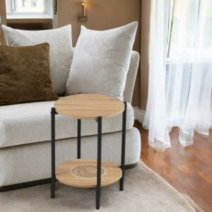 طاولة جانبية خشب روبي - خشبي