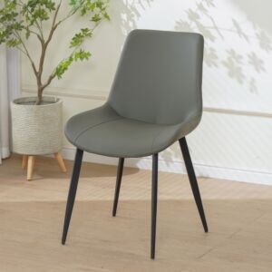 كرسي طعام مياس - رمادي