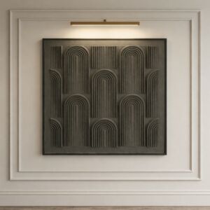 لوحة وديكور جداري ثلاثي الأبعاد هارموني - رمادي غامق