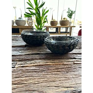 وعاء تقديم غراس كبير - أسود