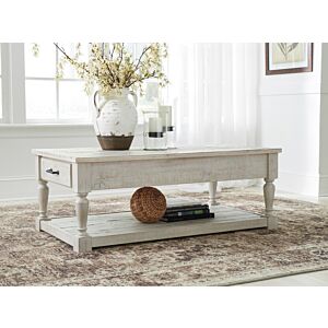 طاولة قهوة شاونالور - ابيض