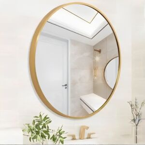 مرآة جدارية بوكو 40 سم - ذهبي